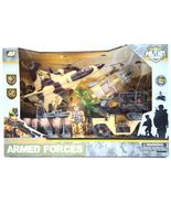 Armed Forces Arm Playset with Jeep and Plane - £15.80 GBP