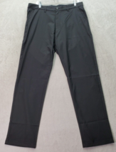 English Laundry Dress Pants Women Sz 38x32 Black Pockets Flat Front Straight Leg - £21.92 GBP