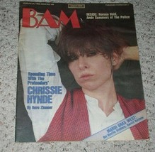 The Pretenders BAM Magazine Vintage 1984 Chrissie Hynde - $29.99