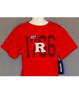 Boy&#39;s T-Shirt Rutgers Kids Size Small 4/5 Scarlet Knights NEW Red Vintag... - £10.82 GBP