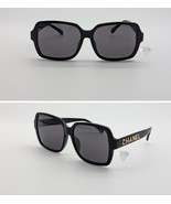 Chanel 5408 Women&#39;s Acetate Black/Dark Grey Sunglasses - Brand New - $383.03 CAD