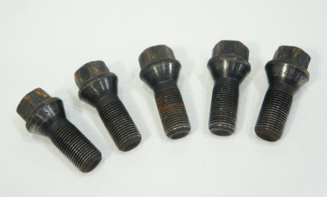 2007-2013 bmw x5 x6 e70 e71 e72 wheel lug nut bolt set of 5 pcs - $22.00