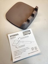 Silicone Spoon Rest Utensil Holder Drip Tray Kitchen Counter Heat-Resist... - £3.52 GBP