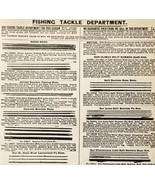 1900 Fishing Rods Tackle Dept Advertisement Victorian Sears Roebuck 5.25... - £12.75 GBP