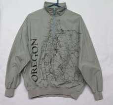 Vtg Where Wear Oregon Map Souvenir Pullover Jacket Wearin World USA Made... - $188.67