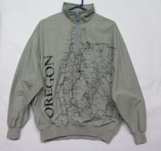 Vtg Where Wear Oregon Map Souvenir Pullover Jacket Wearin World USA Made... - £150.85 GBP