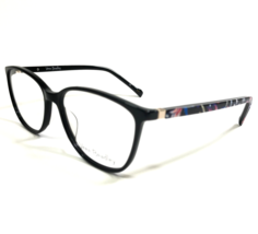 Vera Bradley Eyeglasses Frames Colene Foxwood Black Round Full Rim 52-15-135 - £51.64 GBP