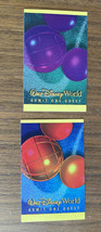 Walt Disney World Ticket Stubs 1- 22-1996 Lot Of 2 - £7.81 GBP
