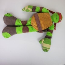 TMNT Raphael Plush Pillow Red Teenage Mutant Ninja Turtles Nickelodeon 24&quot; - £16.27 GBP