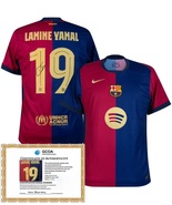 Lamine Yamal Signed Home Barcelona Jersey 2025 + COA/ FREE SHIPPING - $185.91 CAD