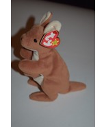 TY Beanie Baby Rare Retired Original 1996 Pouch Kangaroo PVC Pellets - $8.90
