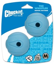 Chuckit! The Whistler Ball Dog Toy Assorted 1ea/2 pk, MD - £14.20 GBP