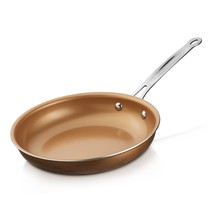 Brentwood Induction Copper 10 Inch Frying Pan Set with Non-Stick, Ceramic Coati - £47.07 GBP