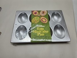 Vtg Wilton Egg Minicake Pan #508-2127 Muffin Brownie Mold EASTER READY 1971 New - £19.78 GBP