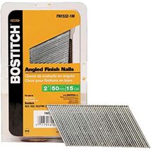 BOSTITCH Finish Nails, FN Style, Angled, 15GA, 2-Inch, Indoor use, 1000-... - €31,58 EUR