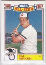 N) 1987 Topps Baseball Trading Card - Cal Ripken - All Star #16 of 22 - $1.97