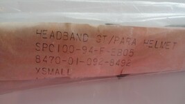 HELMET LINER SWEAT BAND HEAD STRAP FOR PASGT M1 STEEL POT EXTRA SMALL - $9.17