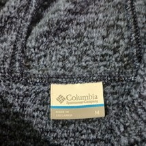 Columbia XK0215 Women's 1/4 Button Gray Pullover Hoodie Henley Sweatshirt Size M image 3