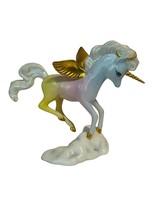 Unicorn Figurine Pegasus Vtg Franklin Mint Wings of Love Rainbow RARE RE... - £128.49 GBP
