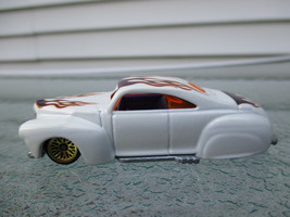Hot Wheels Tail Dragger, White with Flames issued aprox 2000, VGC - $5.00