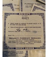 Vintage 1953 Money Order Receipts Paper Currency Exchange Ephemera Lot O... - $40.00