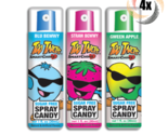4x Sprays Too Tarts Assorted Sweet &amp; Sour Flavors Sugar Free Spray Candy... - £9.26 GBP
