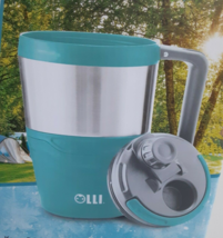 Jug Bottle 52 oz Thermos  Hot Cold Beverage Container Hiking Picnic NEW Olli - £11.75 GBP