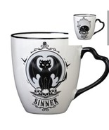 Alchemy Gothic CM4A Cat Saint/Sinner Double-sided Single Mug Coffee Tea 12oz - $16.99