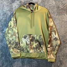 Kryptek Hoodie Mens Medium Green Camo Hunting Outdoors Fleece Tactical S... - $17.49