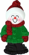 Male Name Snowboy Tyler Personalized Christmas Tree Ornament - $11.95