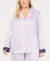 allbrand365 designer Womens Sleepwear Notch Collar Pajama Top Only,1-Pie... - £22.50 GBP