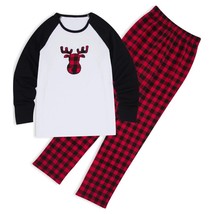 PatPat Christmas Pajamas Plaid Deer Pajamas Set Women&#39;s - Size SMALL - £18.75 GBP