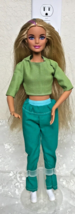 Mattel 2021 Cutie Reveal Barbie Articulated Blue Eyes Blond Hair w/ Blue Streaks - £10.37 GBP