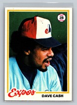 Dave Cash #495 1978 Topps Montreal Expos - £1.26 GBP