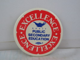 Vintage Union Pin - Ontario Secondary School Teachers Federation - Celluloid Pin - £11.77 GBP