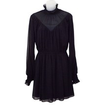 Tularosa Nadia Dress Black Chiffon Mini Revolve Size S - $49.45