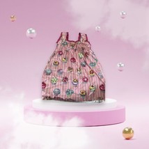 Nick &amp; Nora Cupcake Pajama Night gown Pink Colorful Girls Size XS 4-5 - £10.23 GBP
