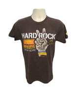 2014 Gjr Hard Rock Cafe Imagine Theres No Hunger New York Adult S Brown ... - $19.80