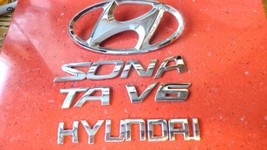 HYUNDAI SONATA EMBLEM 2006 -2010 TRUNK NAMEPLATE REAR CHROME LOGO BADGE ... - $19.80