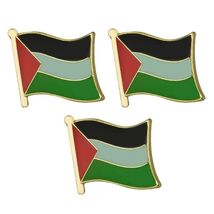 3 PALESTINE FLAG PINS 0.5" Palestinian Pride Lapel Pin Hat Tie Tack Badg... - $8.95