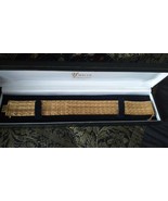 Vintage 1980-s 18 CT Rolled Gold  Bracelet Very Heavy and Width 88.05 g ... - $528.37 CAD