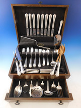 Rosemary by Easterling Sterling Silver Flatware Set for 8 Service 63 pieces - £2,089.44 GBP
