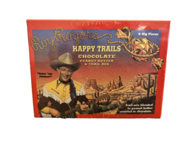 Roy Rogers Happy Trails Chocolate Peanut Butter Trail Mix Sealed in Plastic Box - £21.38 GBP