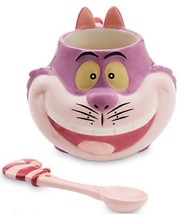 Disney Store Spoon and Coffee Mug Cheshire Cat 2015 New - £47.81 GBP