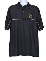 Straight Down Performance Men&#39;s XL Polo Golf Shirt Pebble Beach Coaches ... - £18.75 GBP
