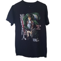 Attack On Titan Season 3 Captain Levi Graphic Print Anime Black T-Shirt - $9.75