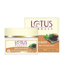 Lotus Herbals Wheatnourish Germe Huile Et Miel Visage Massage Crème 250 GM - £26.86 GBP