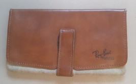 Vintage Ray Ban Brown Case Only Glasses Sunglasses Soft Leather Pouch Holder U3 - £11.86 GBP