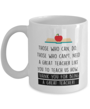 Teacher Appreciation Mug - Great Teacher Like You V1 - Funny Teacher Coffee  - £12.73 GBP