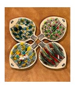 Vintage Italian Handcrafted, Ceramic , (4) Stackable Fish Spoon Rests-Ra... - $921.66 MXN